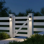 Outdoor Wall Light | Motion-Activated Matte Black LED & Weather-Resistant
