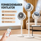 Pedestal Fan | Quiet Operation & Oscillation | Adjustable Height