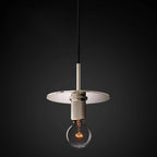 Pendant Lamp | Brass & Glass | Hardwired & Dimmer Compatible