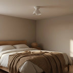 Pendant Lamp | Compact Glazed Ceramic & Open-Bulb | Six Colors