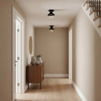 Pendant Lamp | Compact Glazed Ceramic & Open-Bulb | Six Colors