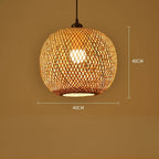 Pendant Lamp | Handwoven Rattan & Warm Ambient Light | E27 Socket