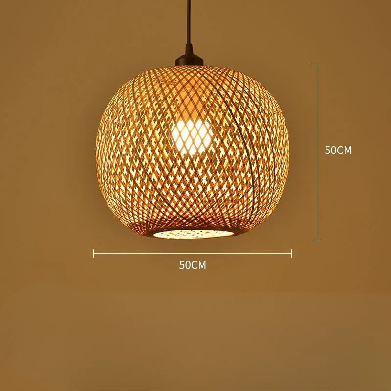 Pendant Lamp | Handwoven Rattan & Warm Ambient Light | E27 Socket