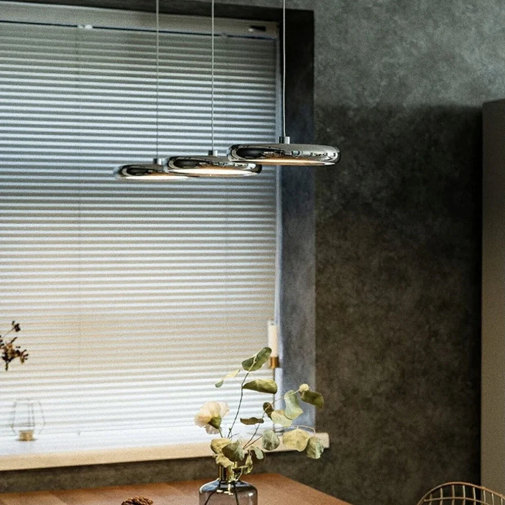 Pendant Lamp | Metal & Acrylic Multi-Head LED Built-In