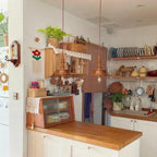 Pendant Lamp | Wood Body & E26/E27 Bulb Holder | 150 cm Cable