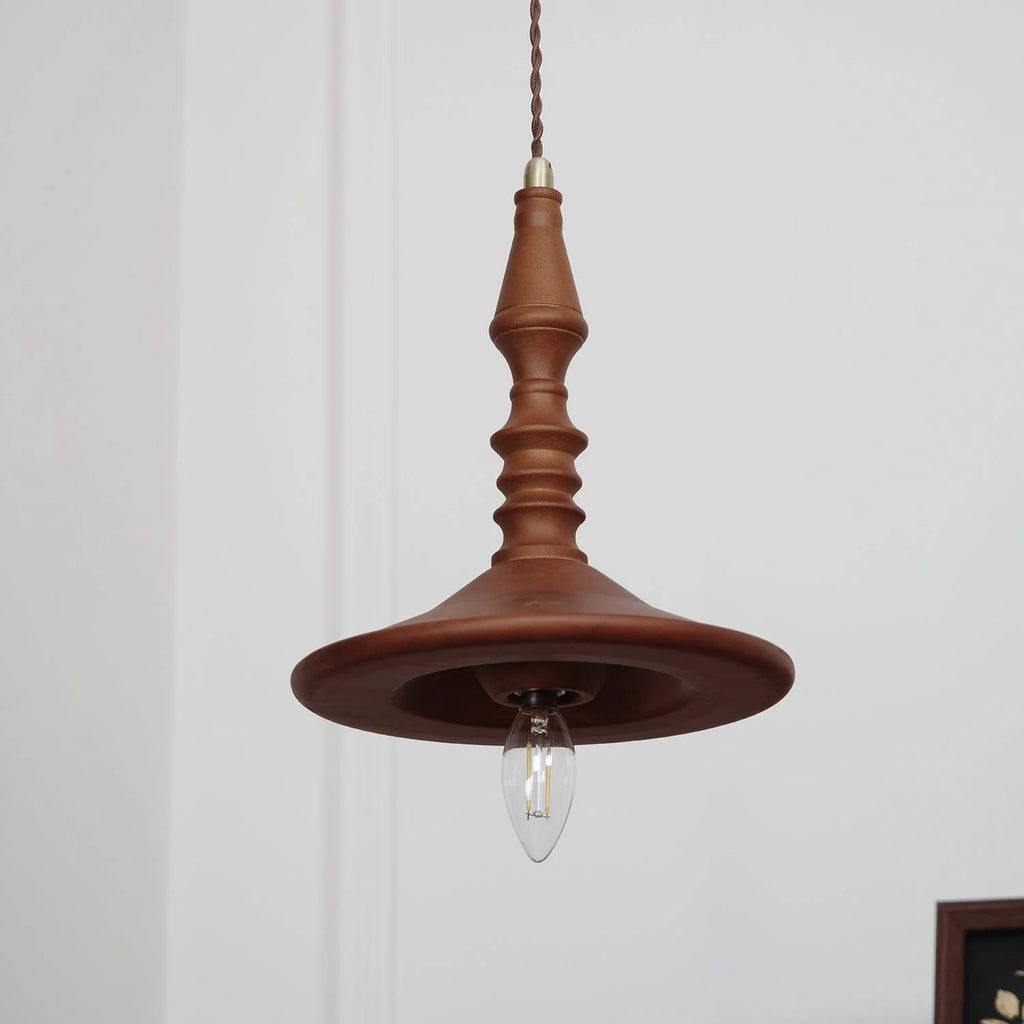 Pendant Lamp | Wood Body & E26/E27 Bulb Holder | 150 cm Cable