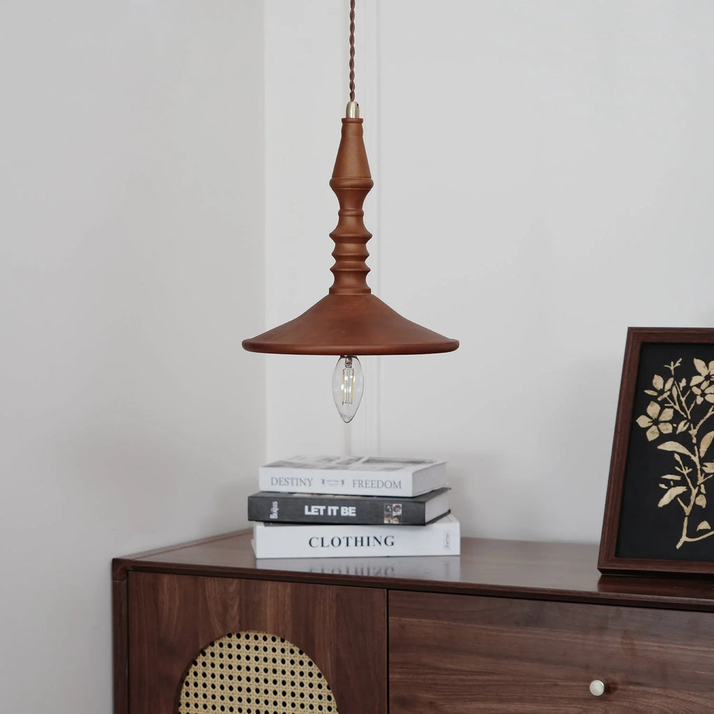 Pendant Lamp | Wood Body & E26/E27 Bulb Holder | 150 cm Cable