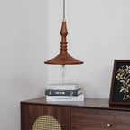 Pendant Lamp | Wood Body & E26/E27 Bulb Holder | 150 cm Cable