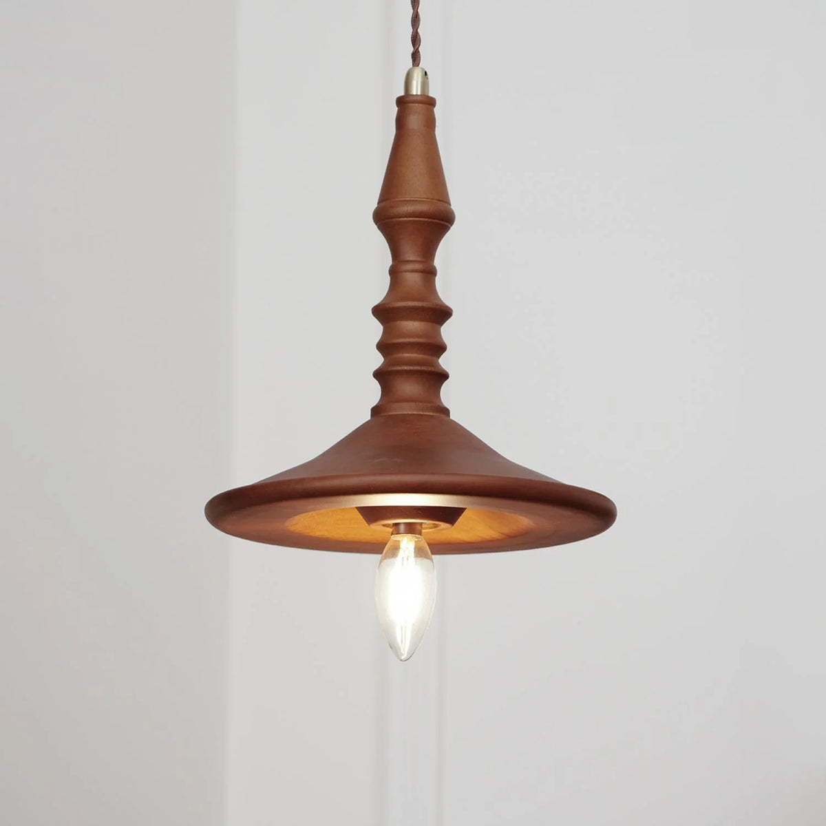 Pendant Lamp | Wood Body & E26/E27 Bulb Holder | 150 cm Cable