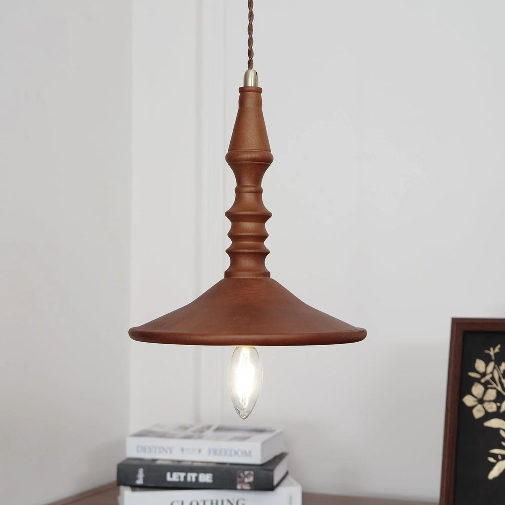 Pendant Lamp | Wood Body & E26/E27 Bulb Holder | 150 cm Cable