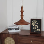 Pendant Lamp | Wood Body & E26/E27 Bulb Holder | 150 cm Cable
