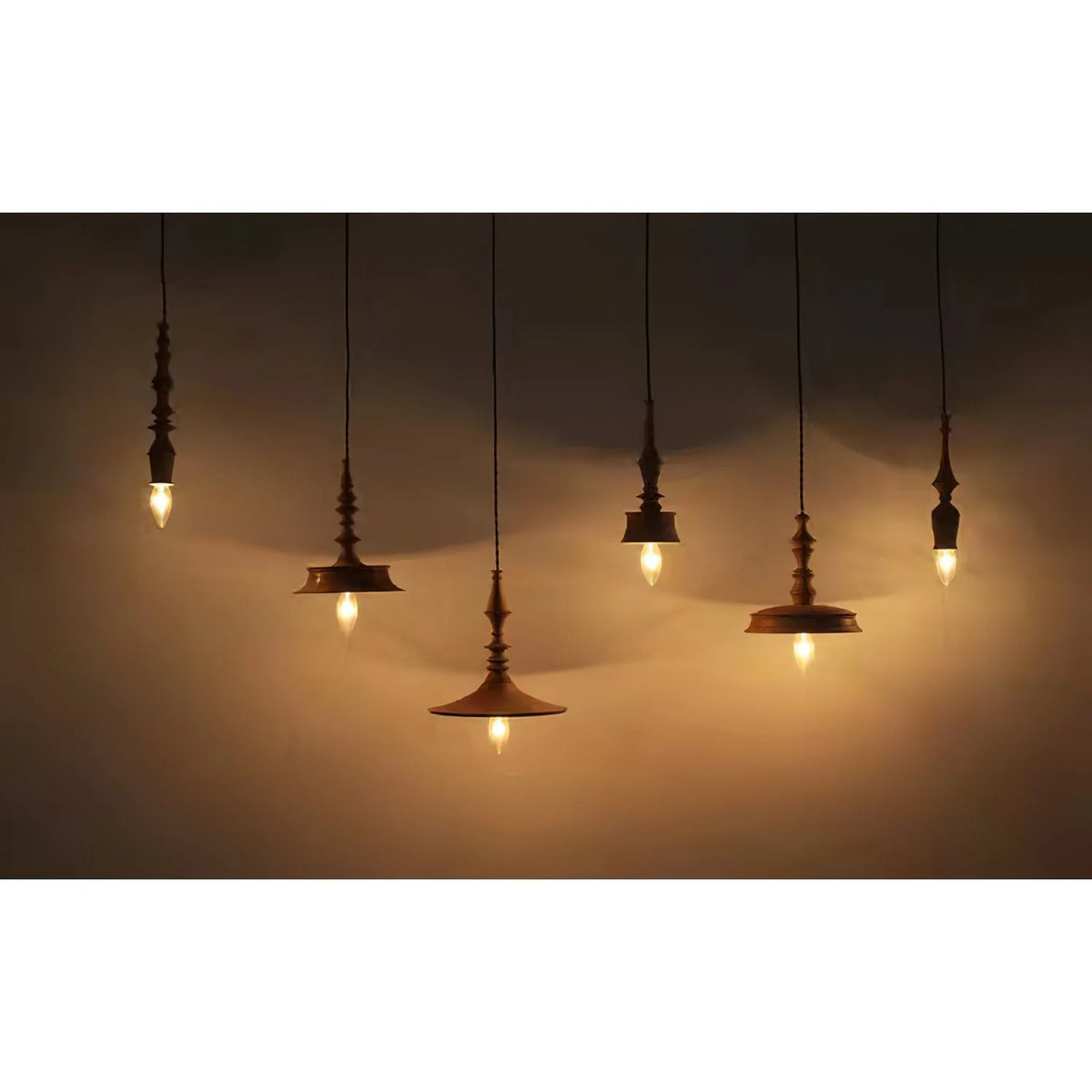 Pendant Lamp | Wood Body & E26/E27 Bulb Holder | 150 cm Cable