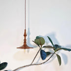 Pendant Lamp | Wood Body & E26/E27 Bulb Holder | 150 cm Cable