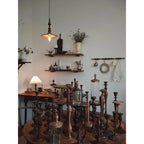 Pendant Lamp | Wood Body & E26/E27 Bulb Holder | 150 cm Cable