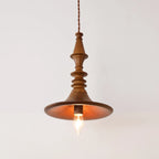 Pendant Lamp | Wood Body & E26/E27 Bulb Holder | 150 cm Cable