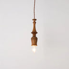 Pendant Lamp | Wood Body & E26/E27 Bulb Holder | 150 cm Cable