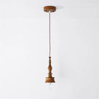 Pendant Lamp | Wood Body & E26/E27 Bulb Holder | 150 cm Cable