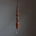 Pendant Lamp | Wood Body & E26/E27 Bulb Holder | 150 cm Cable