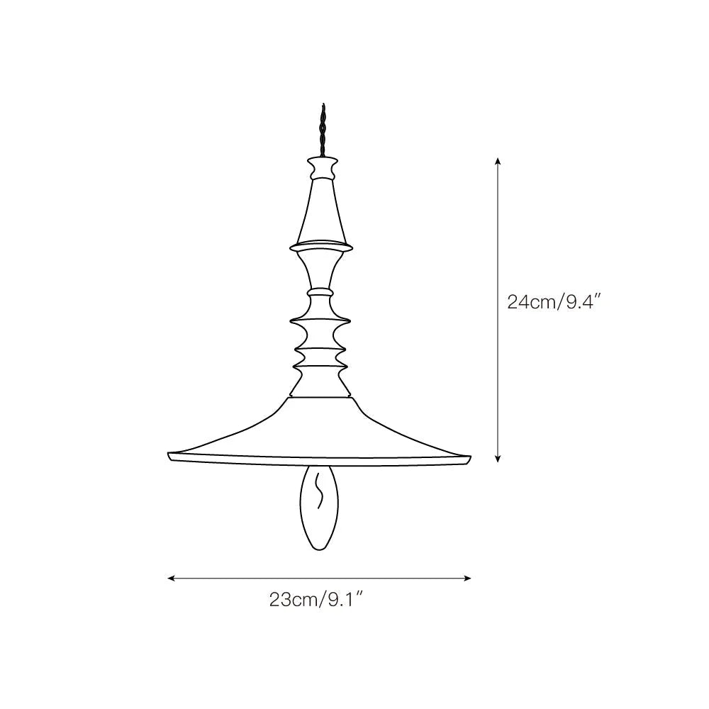 Pendant Lamp | Wood Body & E26/E27 Bulb Holder | 150 cm Cable