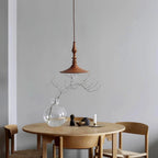 Pendant Lamp | Wood Body & E26/E27 Bulb Holder | 150 cm Cable