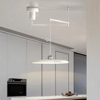 Pendant Light | Adjustable Arm, Round Shade & Integrated LED