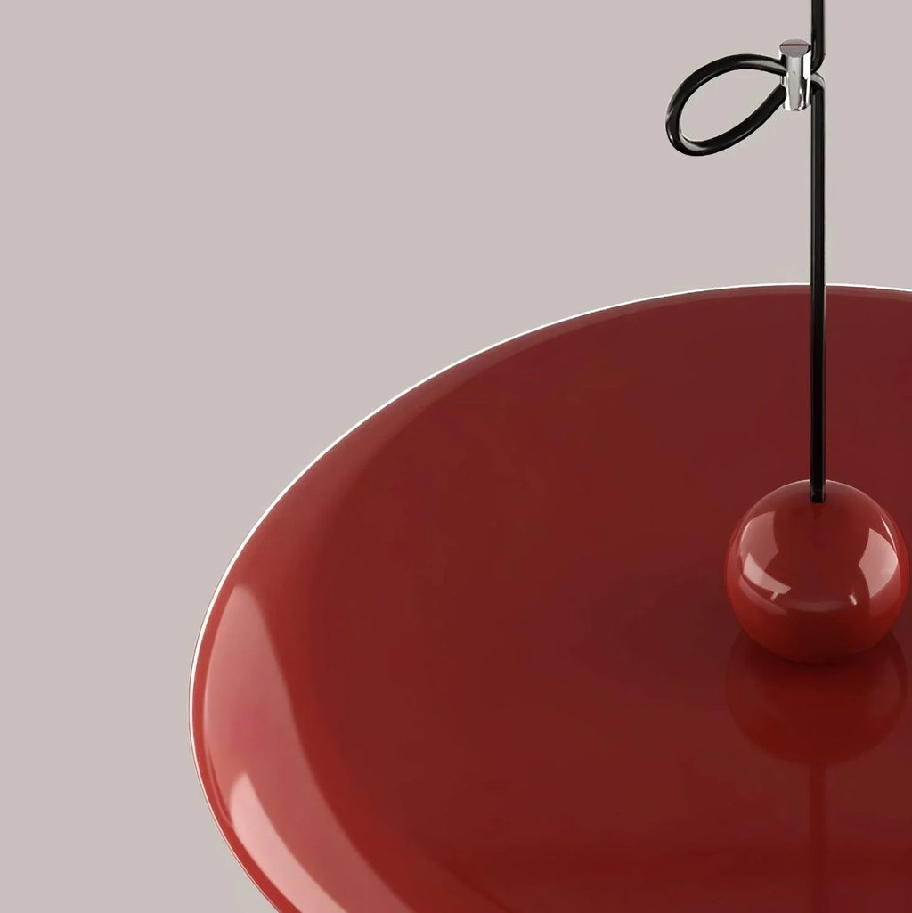 Pendant Light | Adjustable Arm, Round Shade & Integrated LED
