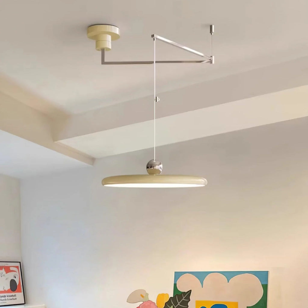 Pendant Light | Adjustable Arm, Round Shade & Integrated LED