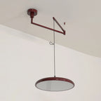 Pendant Light | Adjustable Arm, Round Shade & Integrated LED