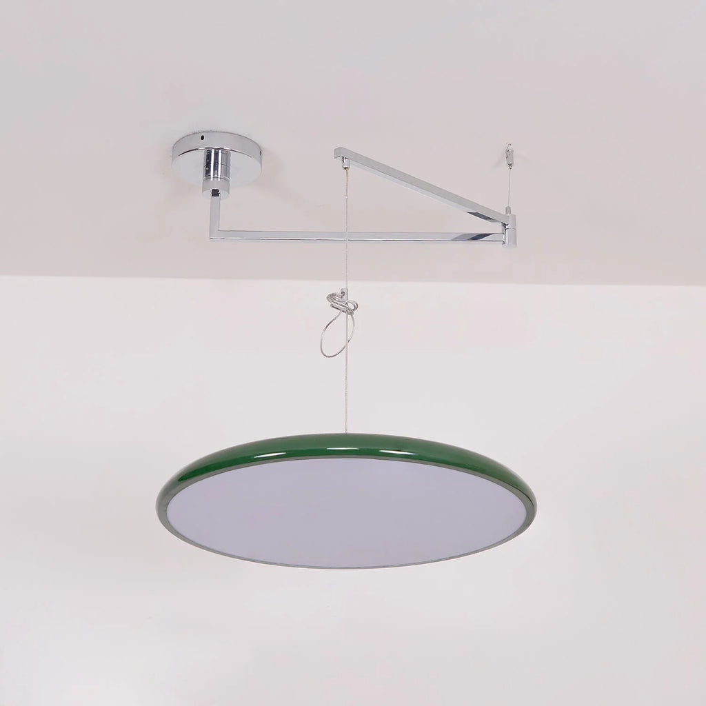 Pendant Light | Adjustable Arm, Round Shade & Integrated LED
