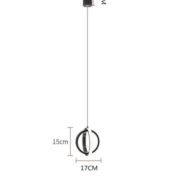 Pendant Light | Aluminum Fixture & Silica Gel Shade | Adjustable Cord