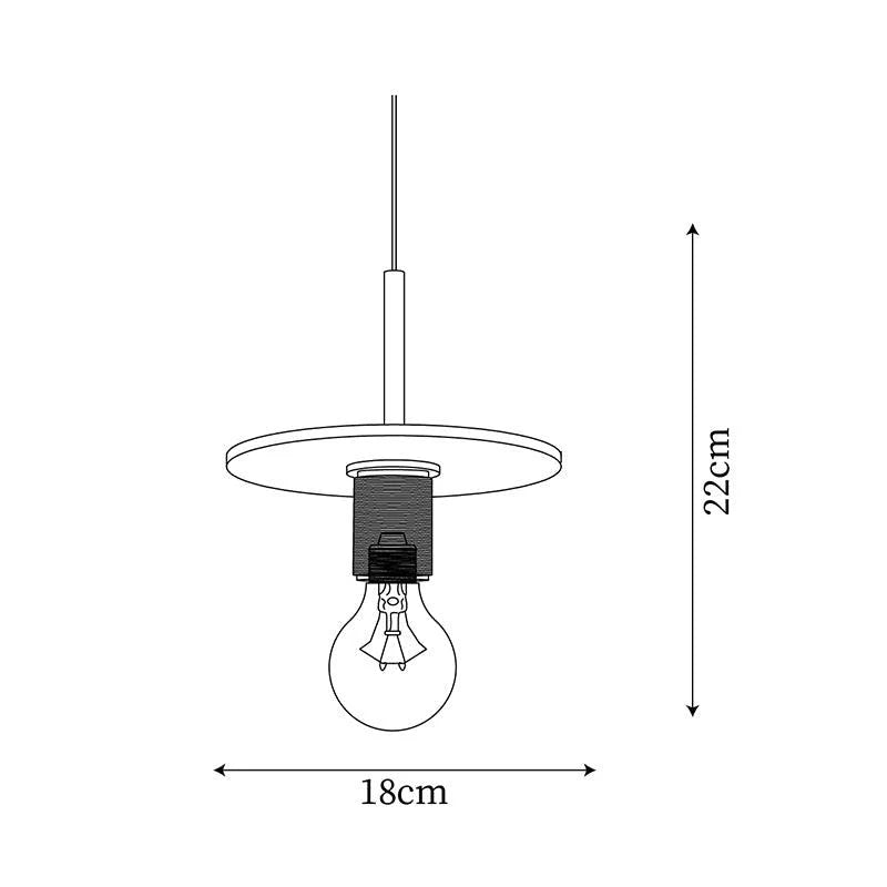 Pendant Light | Brass & Glass | Hardwired & Dimmer Compatible