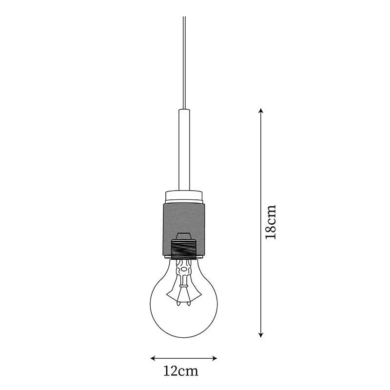 Pendant Light | Brass & Glass | Hardwired & Dimmer Compatible