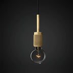 Pendant Light | Brass & Glass | Hardwired & Dimmer Compatible