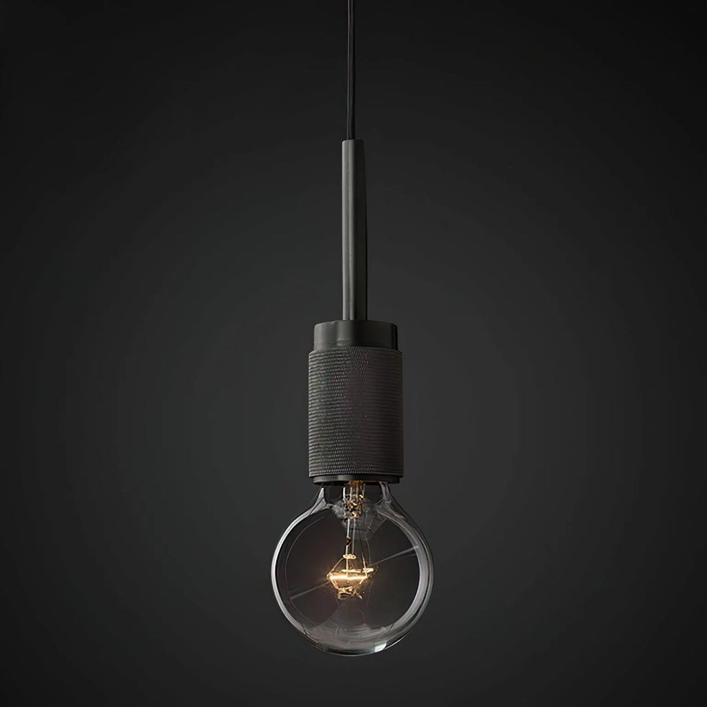 Pendant Light | Brass & Glass | Hardwired & Dimmer Compatible
