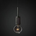 Pendant Light | Brass & Glass | Hardwired & Dimmer Compatible