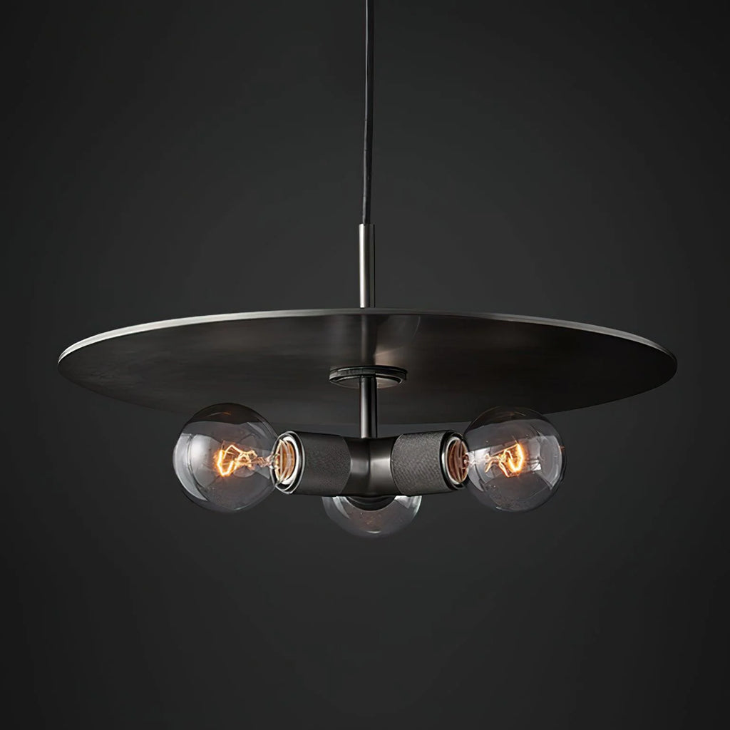 Pendant Light | Brass & Glass | Hardwired & Dimmer Compatible