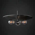 Pendant Light | Brass & Glass | Hardwired & Dimmer Compatible