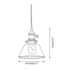 Pendant Light | Clear Glass Shade & Brass Finish | 150 cm Adjustable Wire