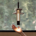 Pendant Light | Geometric Aluminum & Glass | Adjustable Height