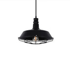 Pendant Light | Industrial Metal & Warm LED Included