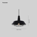 Pendant Light | Industrial Metal & Warm LED Included