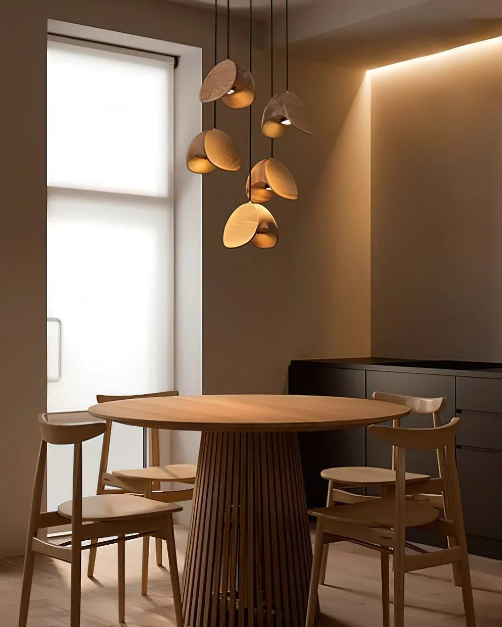 Pendant Light | Integrated LED & Adjustable Height | Multiple Head Sizes