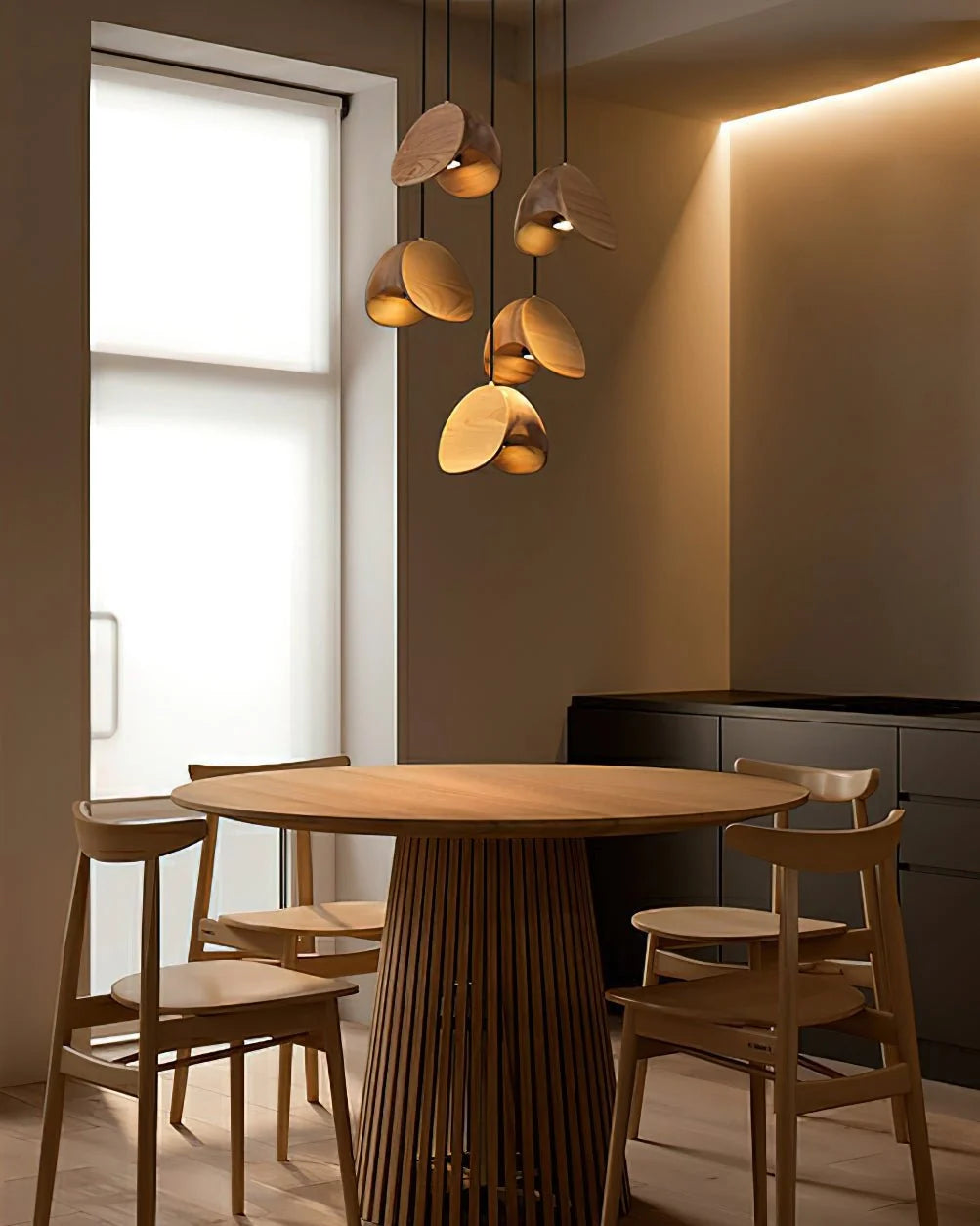 Pendant Light | Integrated LED & Adjustable Height | Multiple Head Sizes