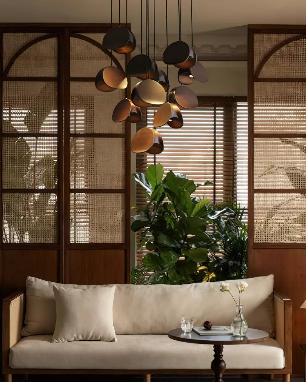 Pendant Light | Integrated LED & Adjustable Height | Multiple Head Sizes