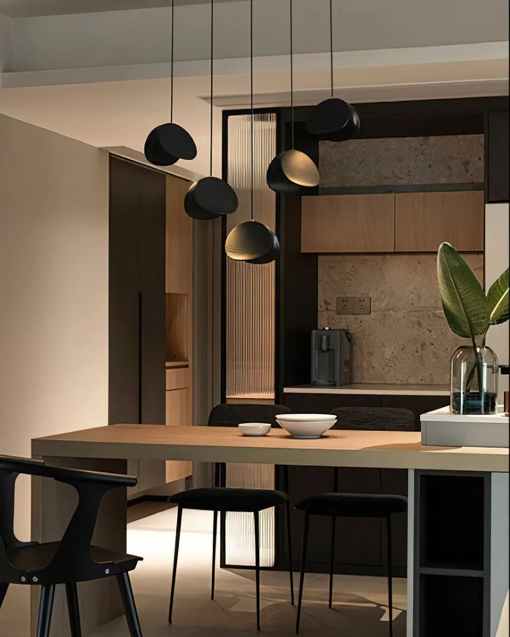 Pendant Light | Integrated LED & Adjustable Height | Multiple Head Sizes