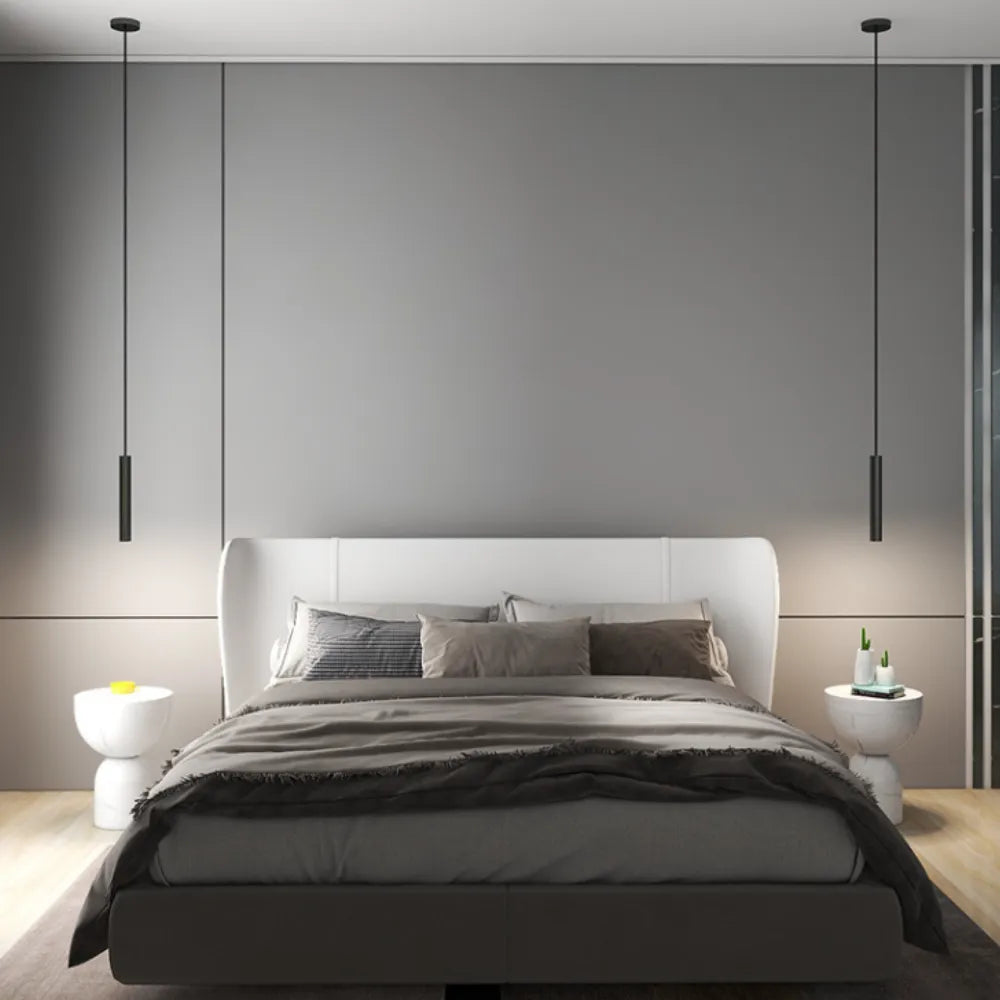 Pendant Light | Linear Metal LED & Tri-Color | Bulb Included