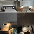 Pendant Light | Linear Metal LED & Tri-Color | Bulb Included