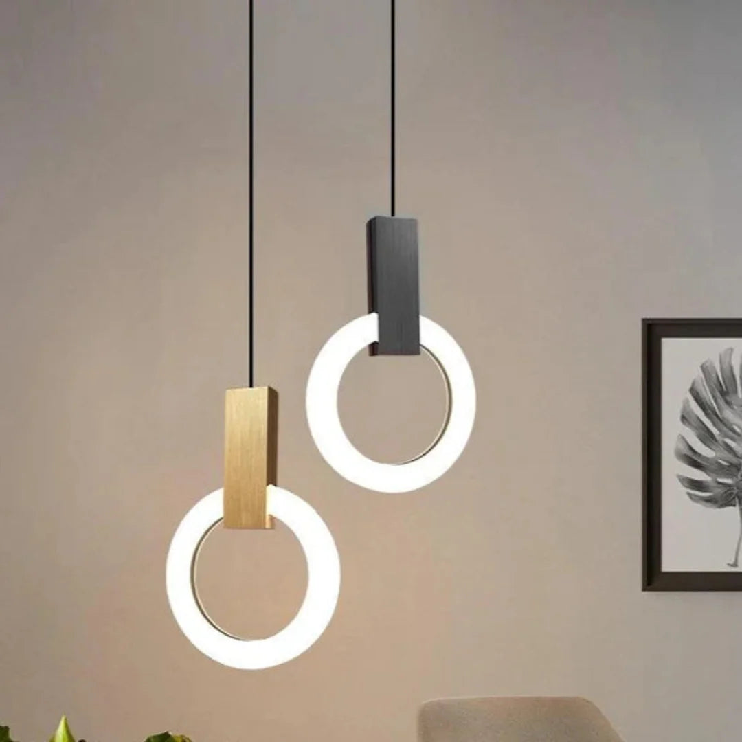 Pendant Light | Nordic Design & Integrated LED | Ø20 x H30 & Ø30 x H40 cm