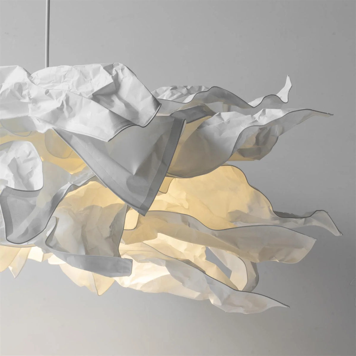 Pendant Light | Origami Paper Shade & Hardwired E26/E27