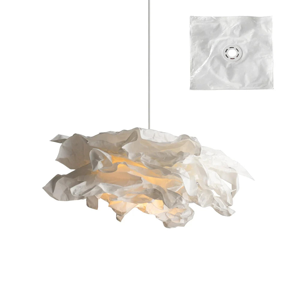 Pendant Light | Origami Paper Shade & Hardwired E26/E27